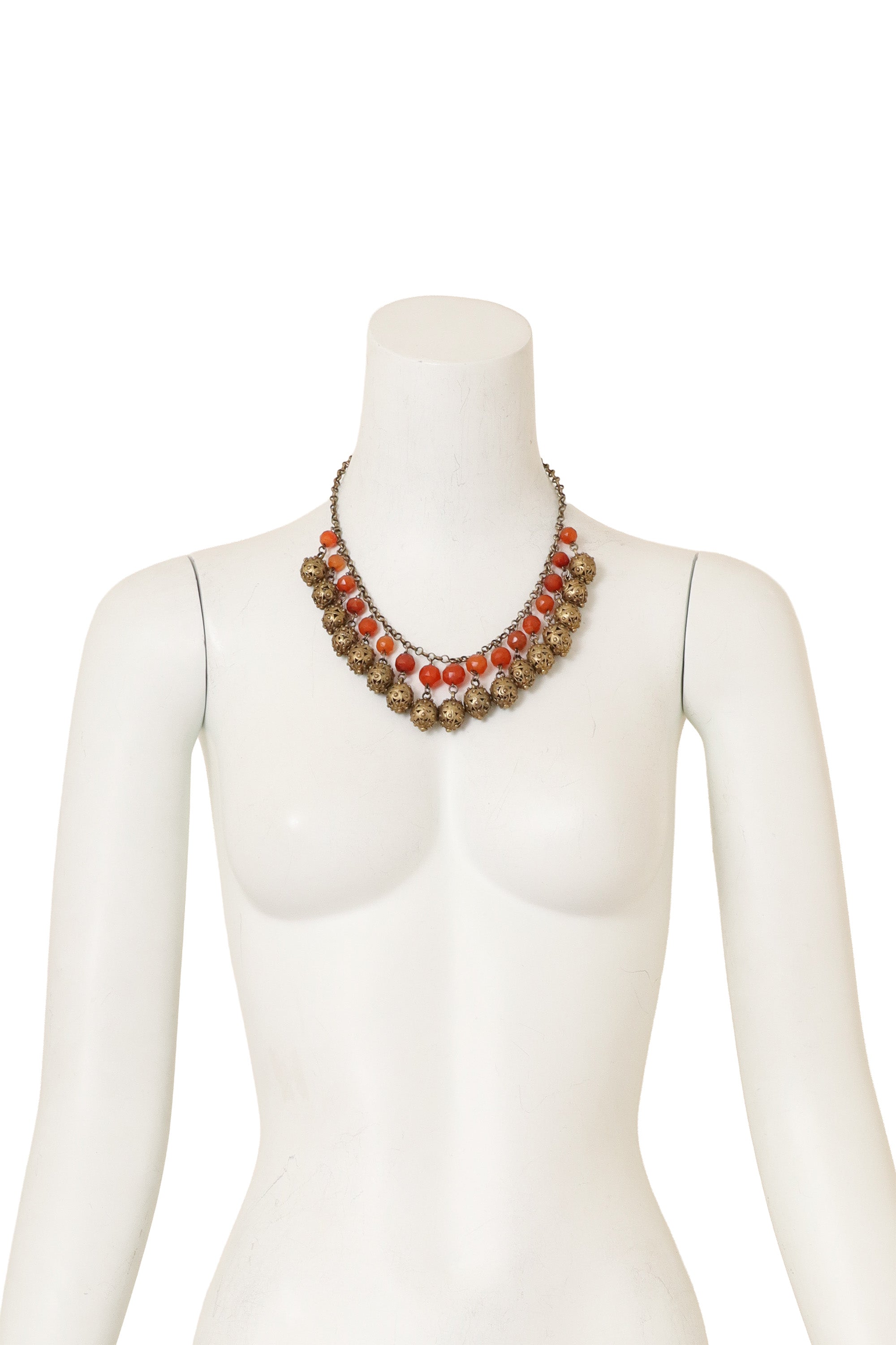 Filigree Ball Charm Collar on mannequin @ Recess LA