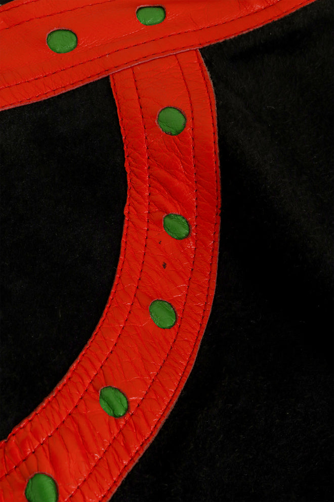 Vintage Giorgio Di Sant'Angelo for Samuel Robert 1970's Suede Split Skirt mark @ Recess LA 