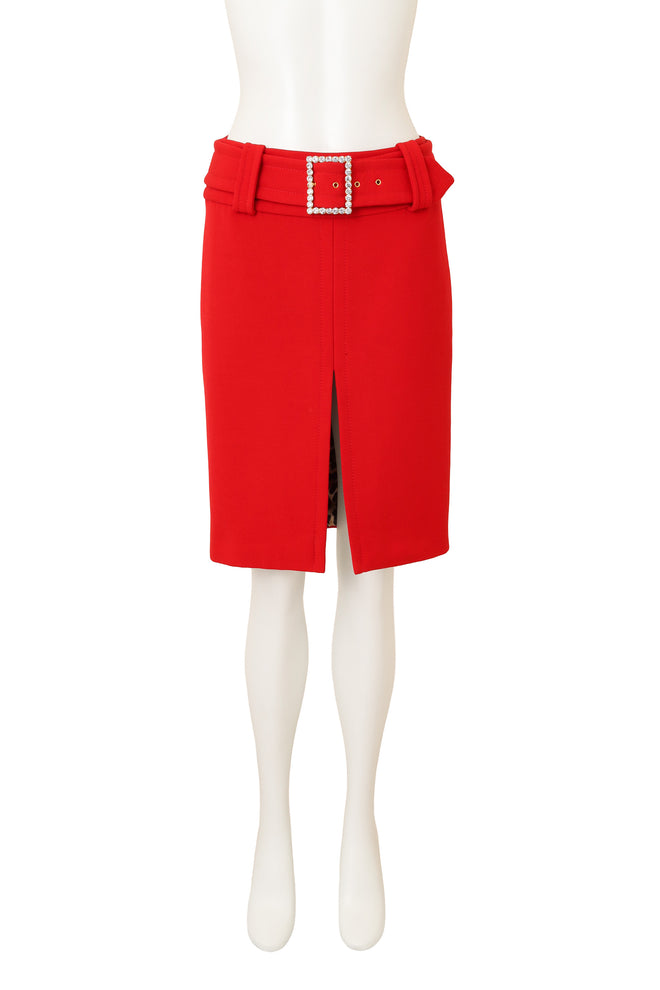 Dolce & Gabbana Statement Buckle Pencil Skirt @ Recess LA 