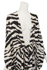 Sequin Zebra Duster by Jeannette St Martin on mannequin @ Recess LA