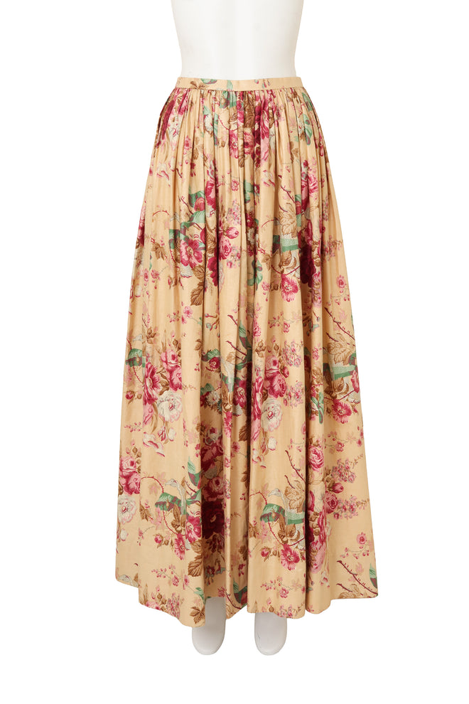 Vintage Bill Blass Cotton Floral Ball Skirt on mannequin @ Recess LA