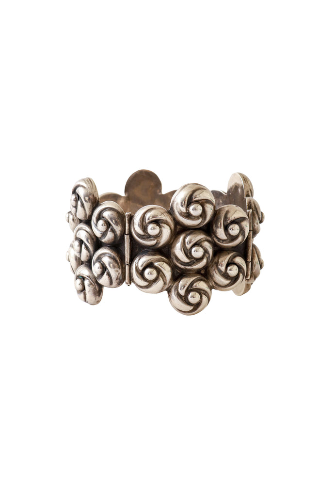 Sterling Rosette Bracelet @ Recess LA