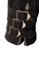 Vintage Jean Paul Gautier 1987 Mixed Media Biker Jacket cuff detail @ Recess LA 