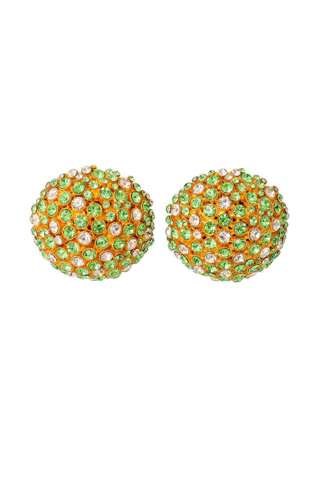 Prism Ball Button Earrings @ Recess LA 