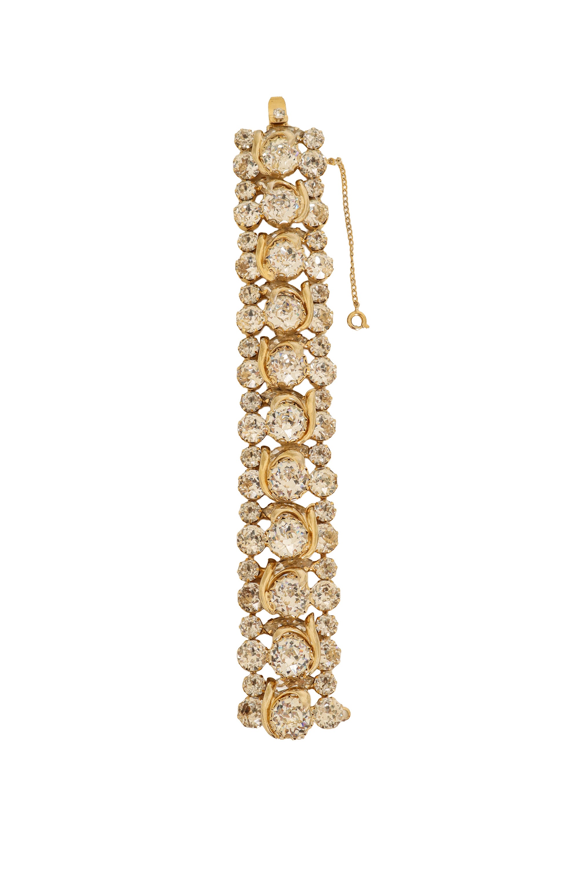 Crystal Swirl Bracelet by Weiss straight @ Recess LA