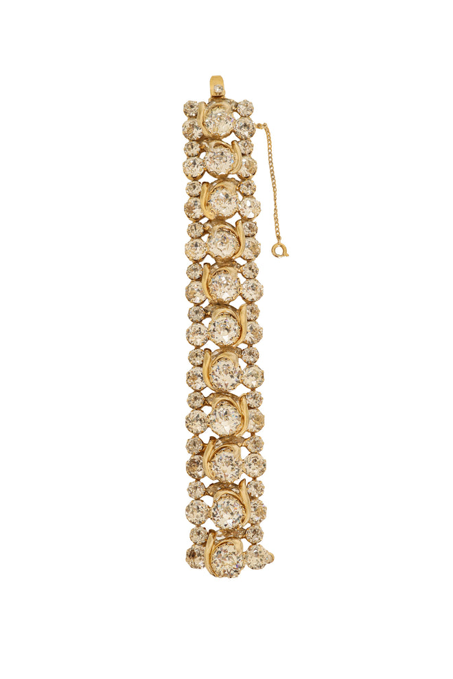 Crystal Swirl Bracelet by Weiss straight @ Recess LA