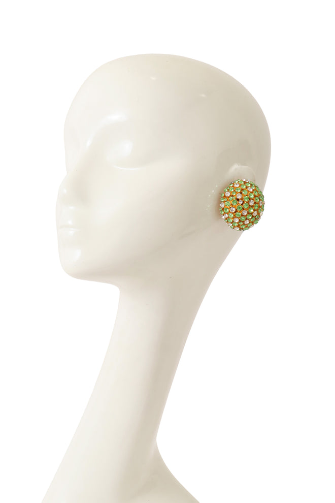 Prism Ball Button Earrings on manequinn @ Recess LA 
