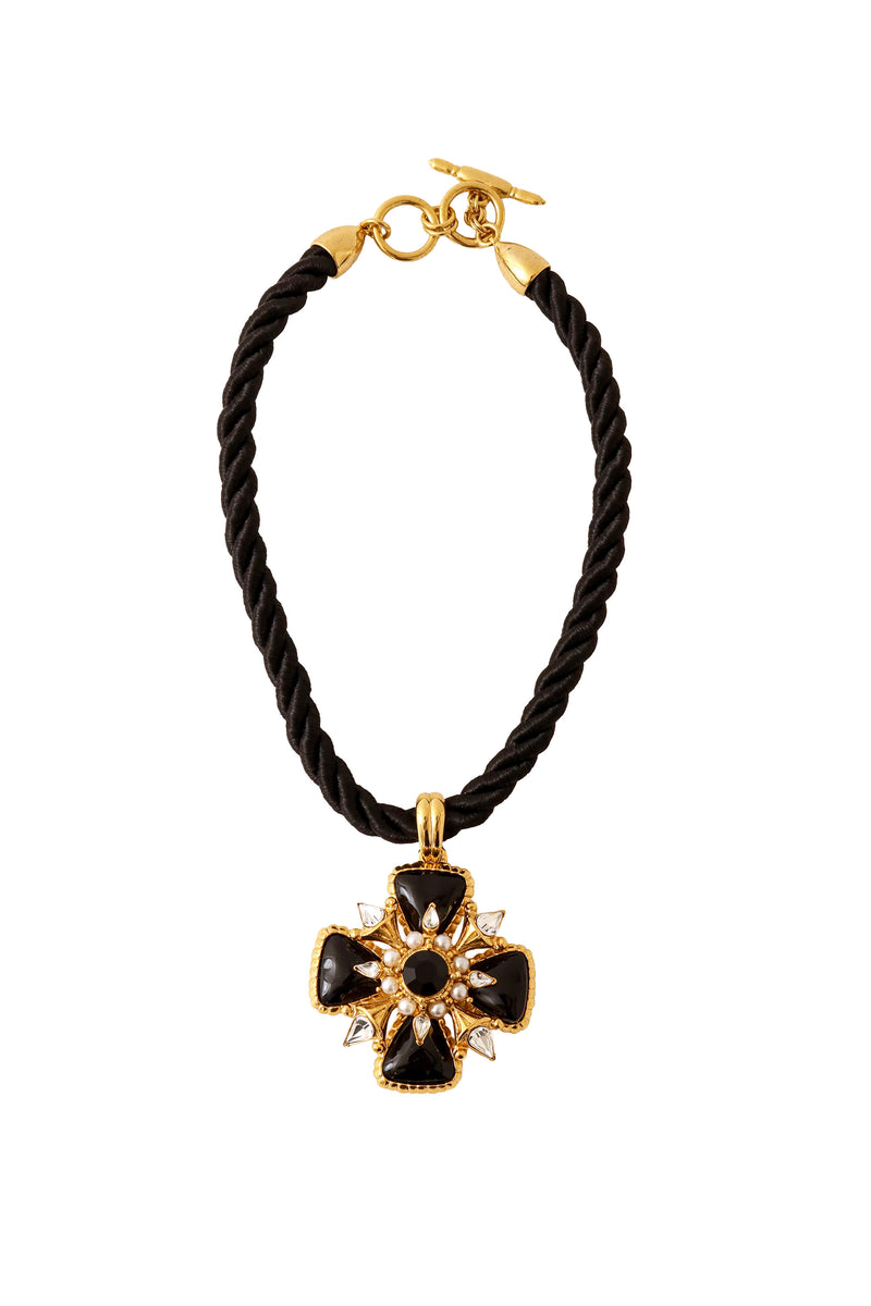 Maltese Cross Necklace @ Recess LA