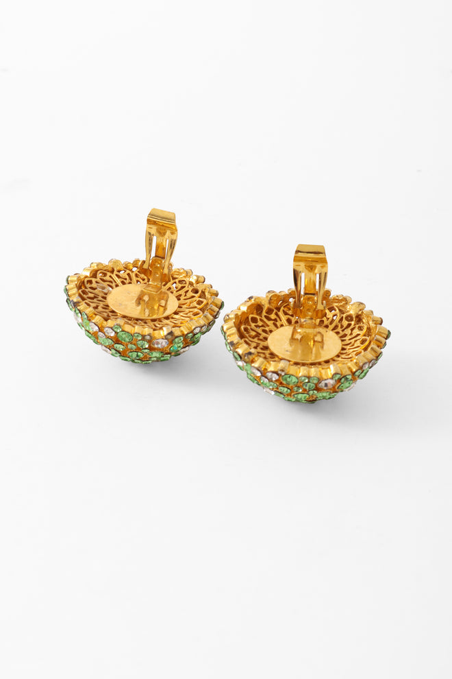 Prism Ball Button Earrings  back @ Recess LA 