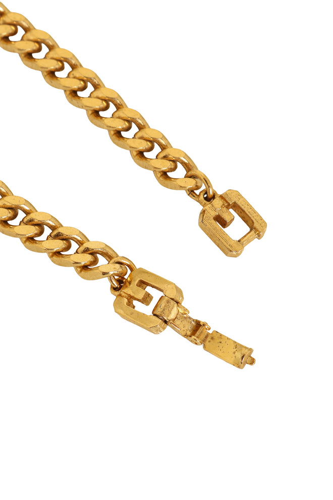 Enamel Panel Chain Necklace by Givenchy clasp open @ Recess LA
