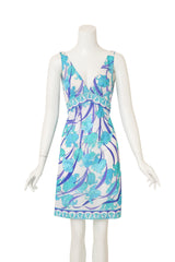 1960's Emilio Pucci for Formfit Rodgers Abstract Floral Sheer Mini Dress @ Recess LA 