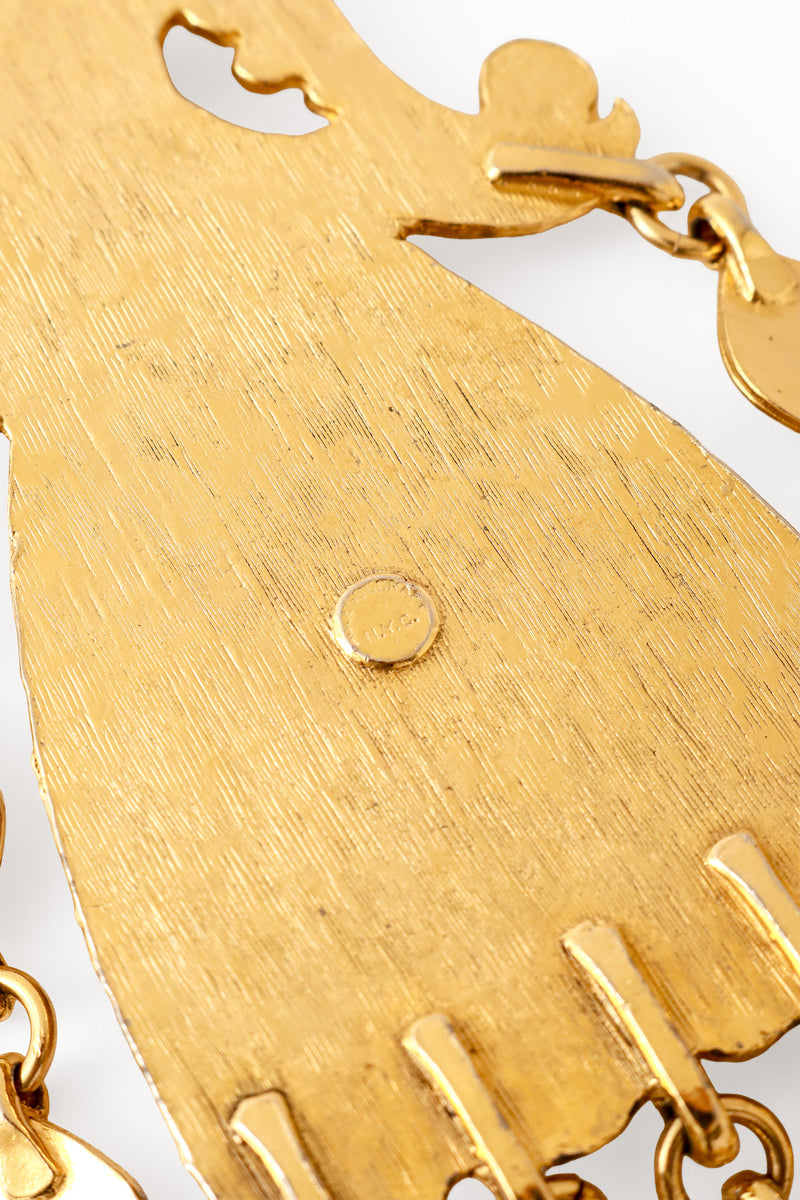 pendant necklace by Accessocraft cartouche @ Recess LA