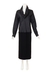 Vintage Romeo Gigli Wool Cowl Neck Funnel Dress @ Recess LA 