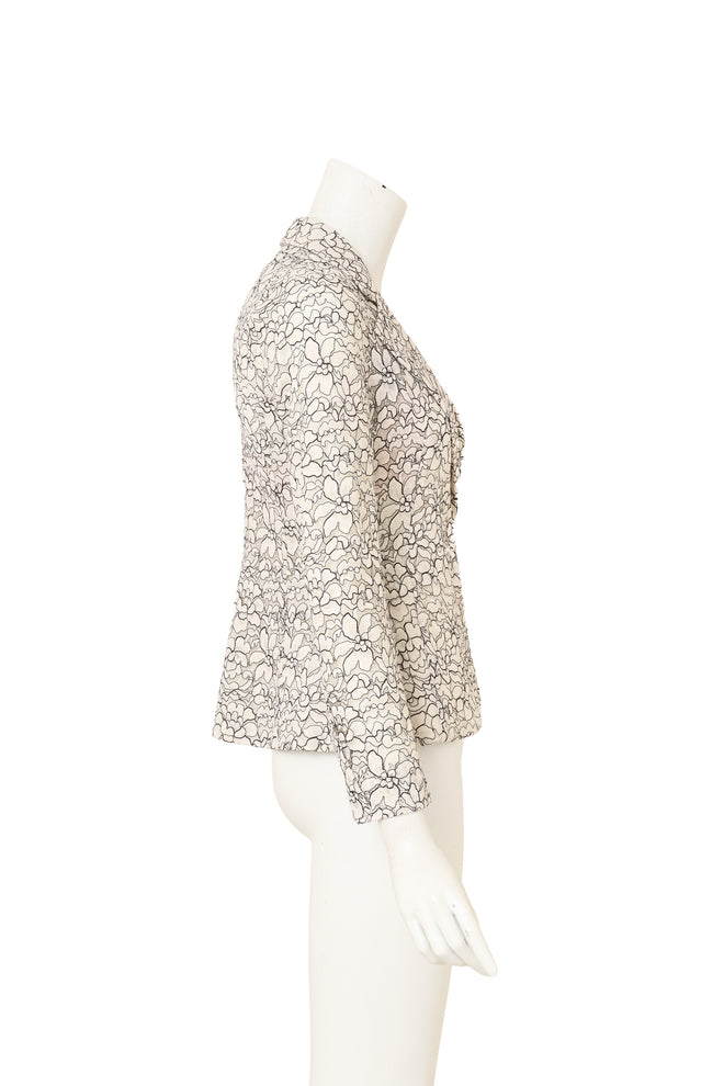 Lace Jacket & Bra Top Set by Christian Dior on mannequin jacket side @ Recess LA
