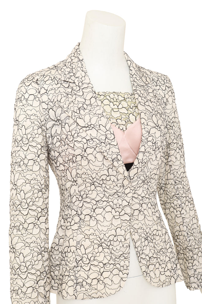 Lace Jacket & Bra Top Set by Christian Dior on mannequin close @ Recess LA