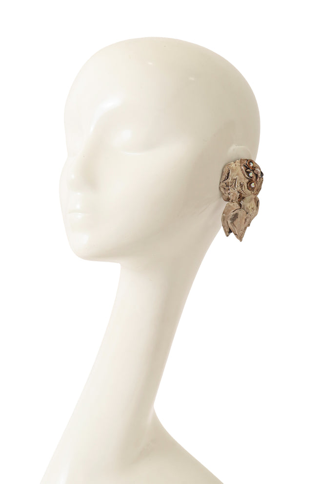 Brutalist Aurora Earrings oon mannequin @ Recess LA 