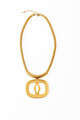 Modernist frame necklace by Lanvin @ Recess LA