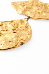 Hammered Plate Drop Necklace by Napier scuff @ Recess LA