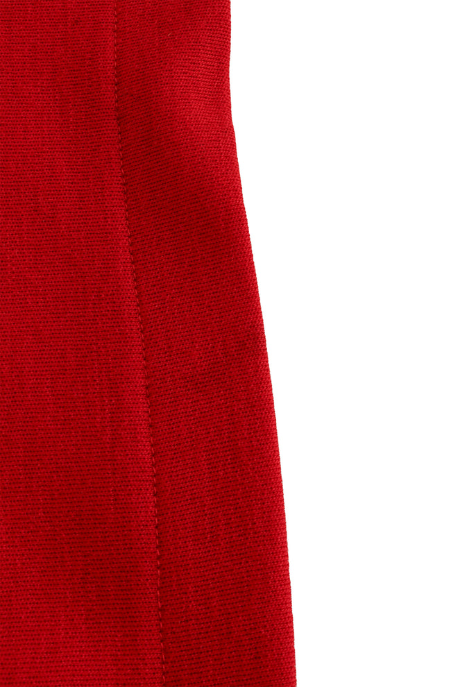 Patrick Kelly Asymmetric Wool Wrap Dress wear 2 @ Recess LA
