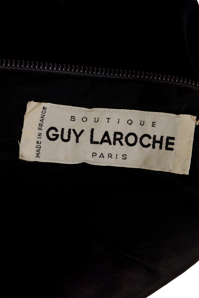 Vintage Guy Laroche Mod Fringe Sheath Dress tag @ Recess LA