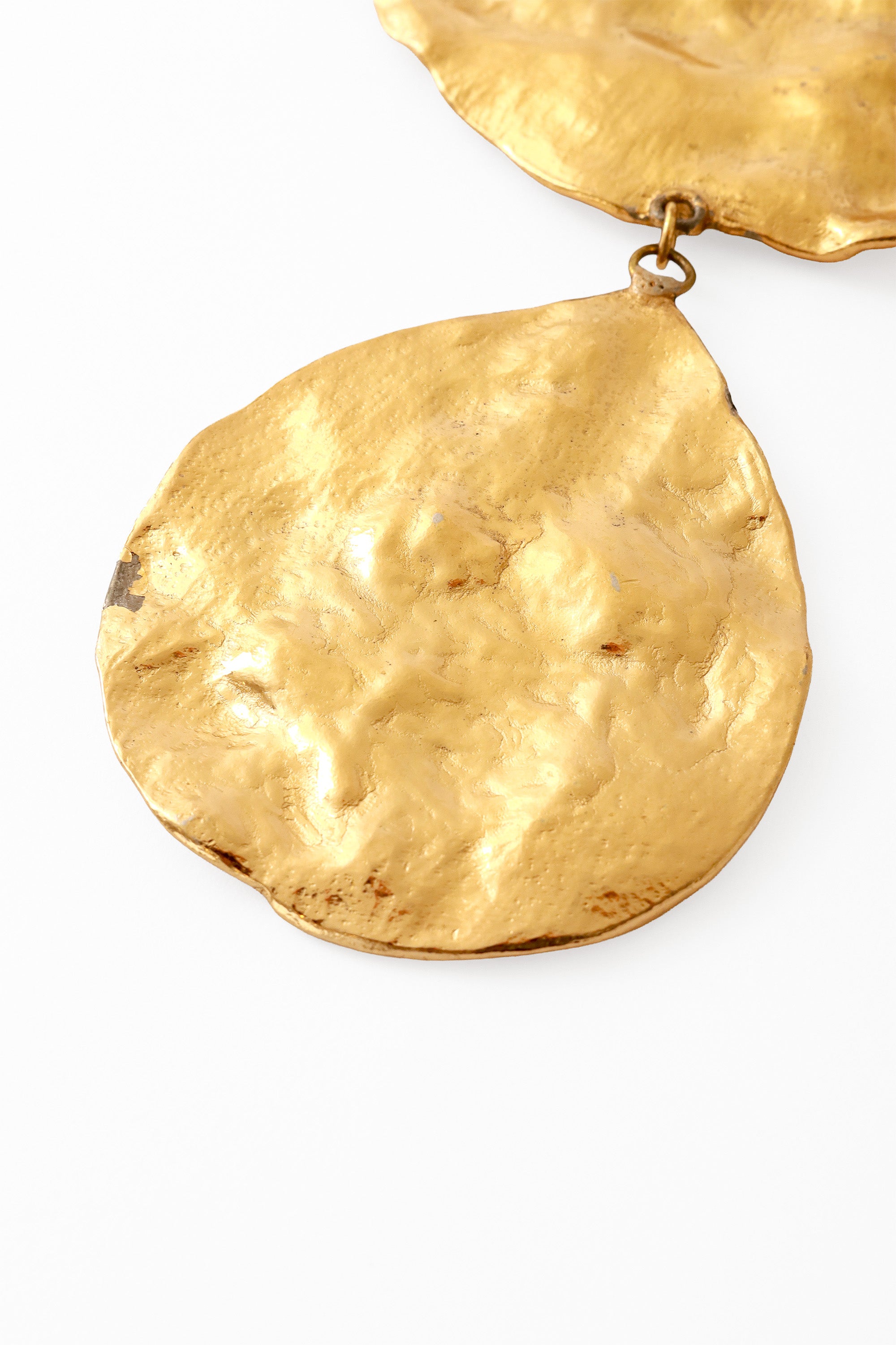 Hammered Plate Drop Necklace by Napier close @ Recess LA