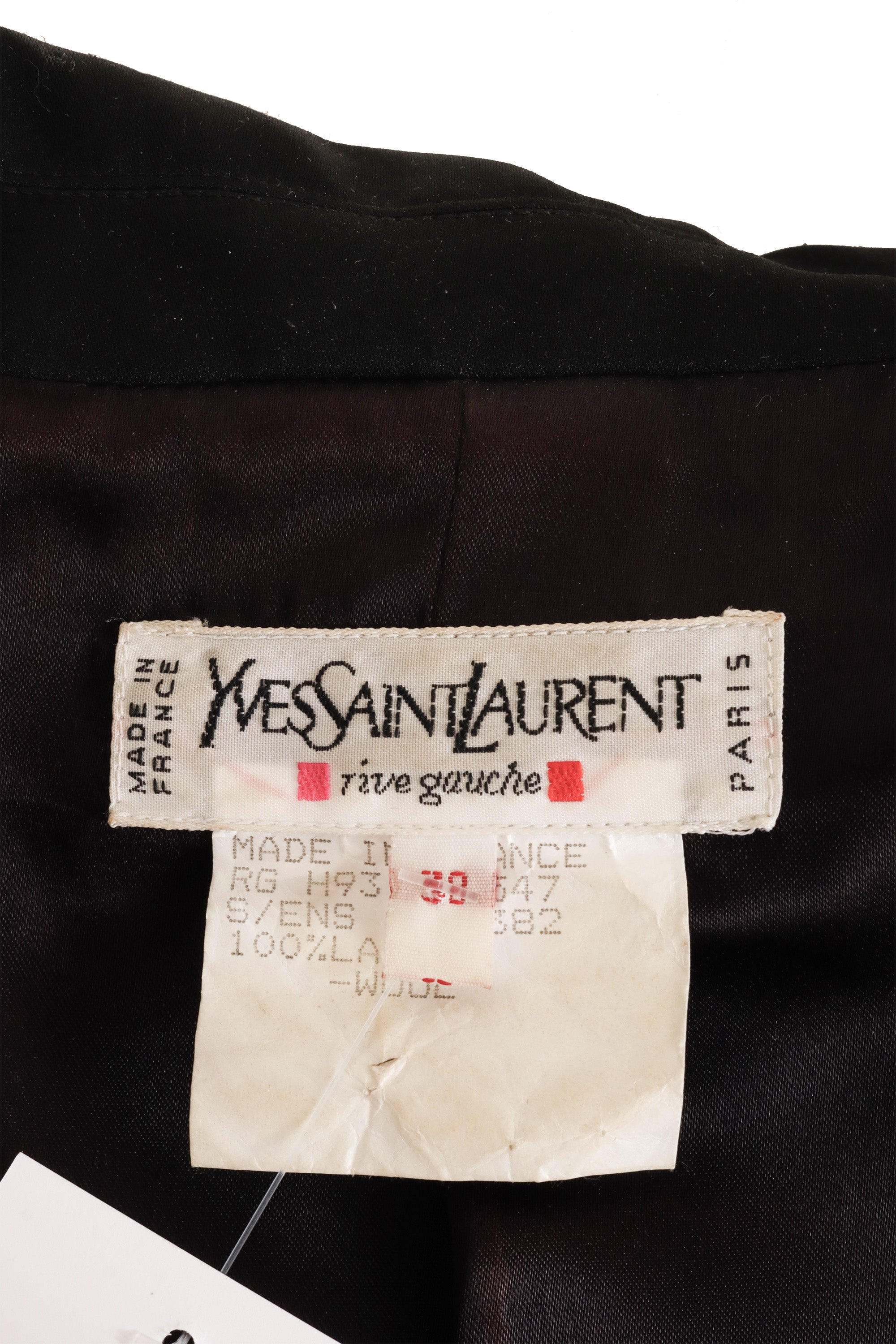 Crystal Button Suit Set by Yves Saint Laurent label @ Recess LA