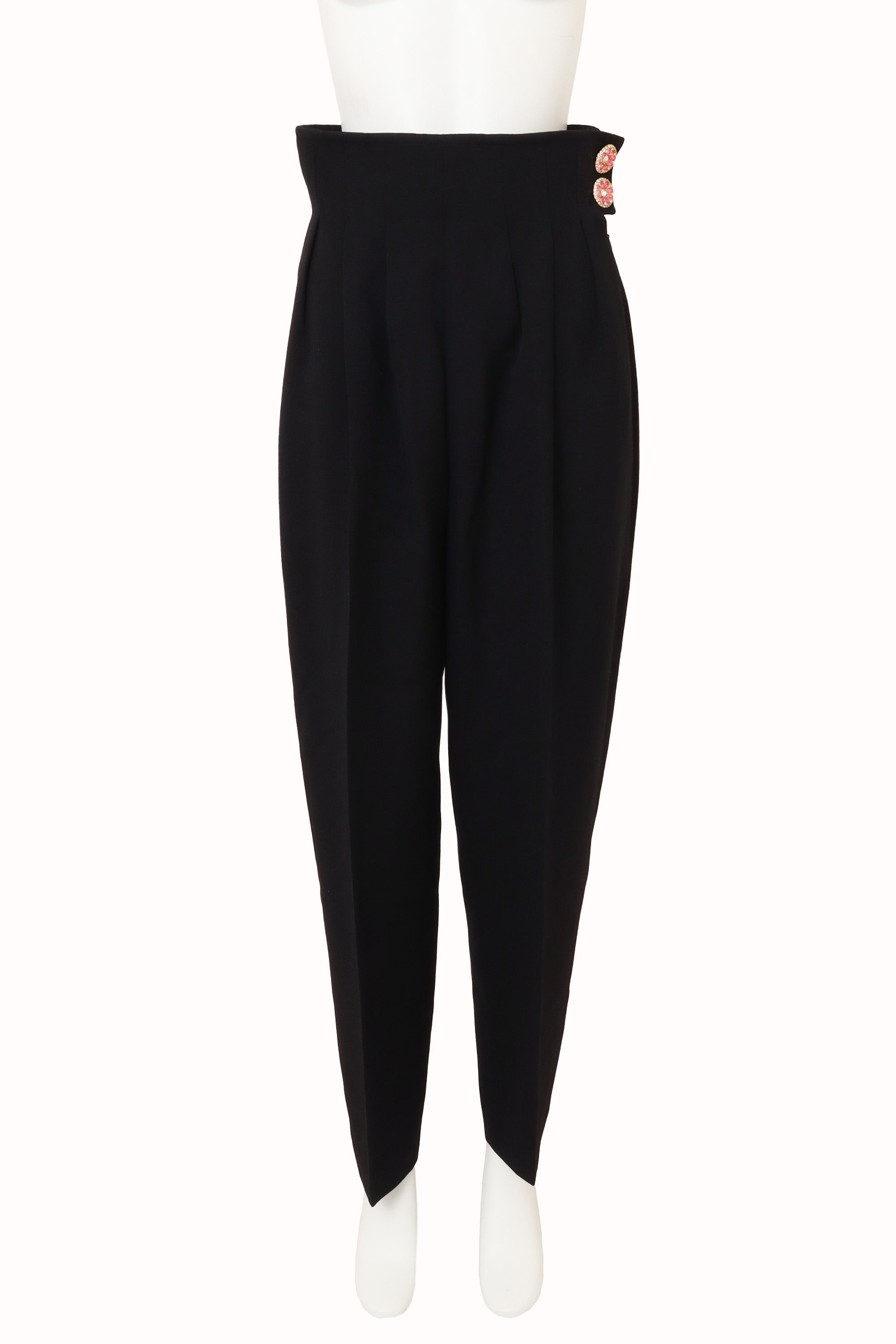 Crystal Button Suit Set by Yves Saint Laurent on mannequin pants only  @ Recess LA