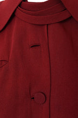 1940's Gilbert Adrian Structured Sash Jacket missing button @ Recess LA 