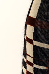 2001 F/W Graphic Plaid Mesh Skirt up close @ Recess LA 