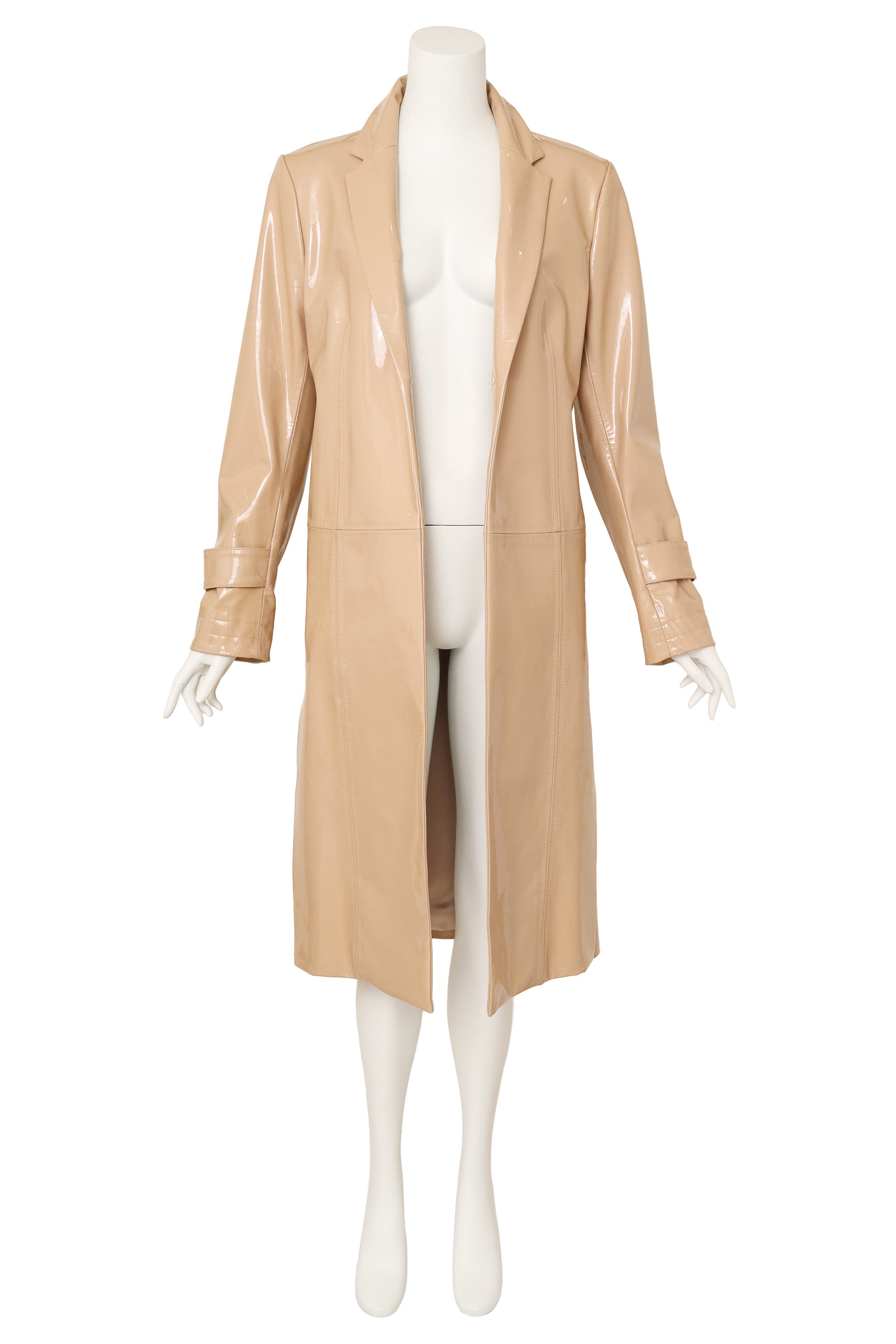 trench coat by Calvin Klein on mannequin open @ Recess LA