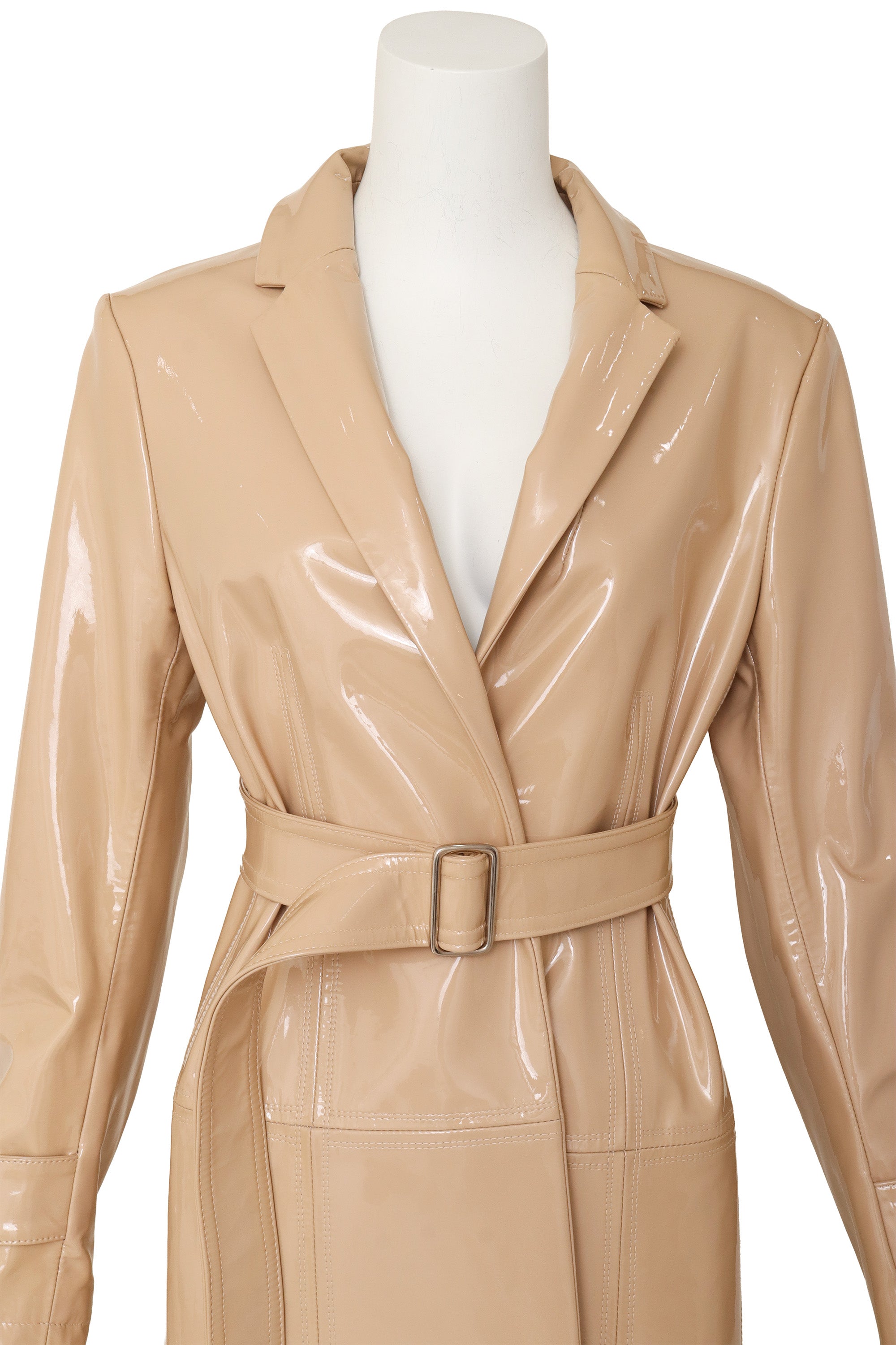 trench coat by Calvin Klein on mannequin close @ Recess LA