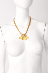 Greek Coin Charm Necklace on mannequin @ Recess LA