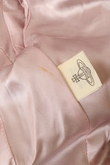 Structured dutch velvet blazer by Vivienne Westwood tag and stain @ Recess LA 