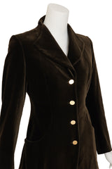 Structured dutch velvet blazer by Vivienne Westwood up close @ Recess LA 