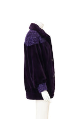 Vintage Dicker And Dicker Multi Fur Swing Coat side @ Recess LA 