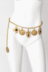 Medieval Charm Chain Belt on mannequin @ Recess LA