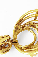 hoop drop earrings by Clara Studio backs signature @ Recess LA