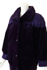 Vintage Dicker And Dicker Multi Fur Swing Coat close up @ Recess LA 