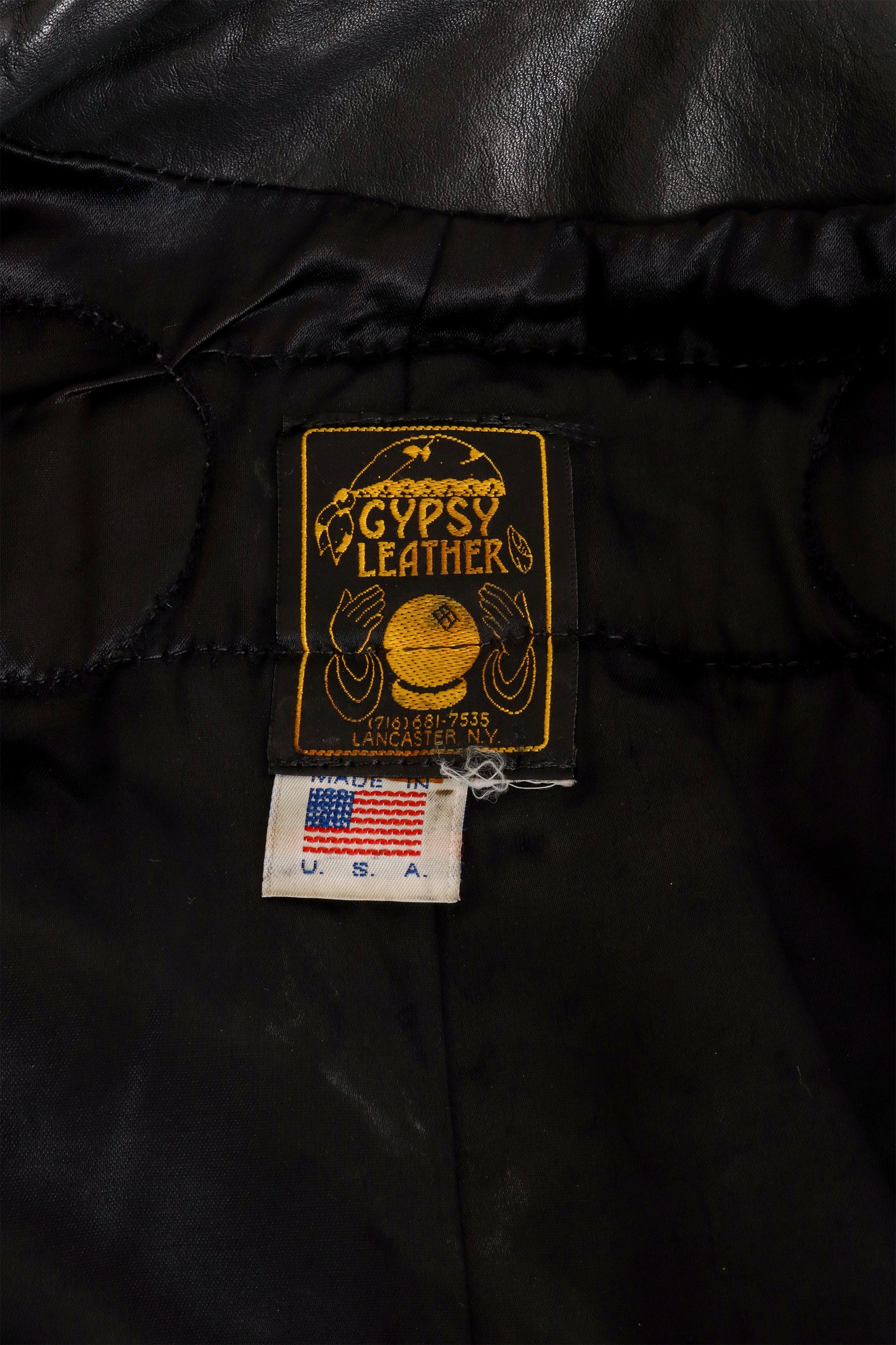 Vintage Fringe Leather Concho Jacket by Gypsy Leather label @ Recess LA