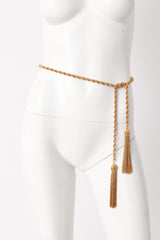 Vintage tassel chain necklace belt on mannequin waist @ Recess LA