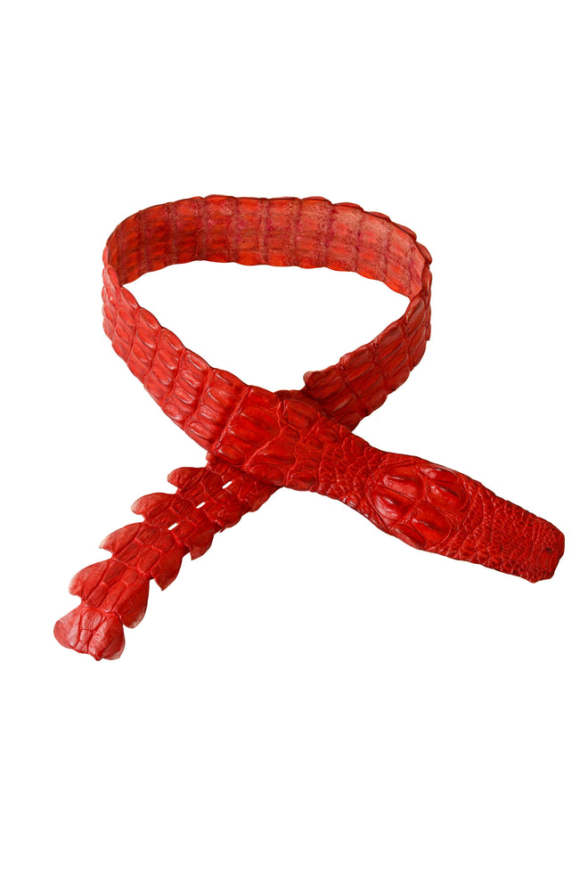 2005 S/S Red Crocodile Belt @ Recess LA 