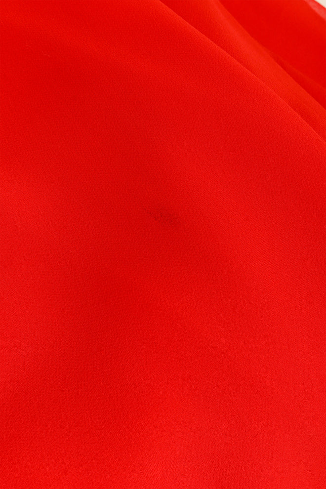 Strapless Empire Chiffon Gown by George Halley scuff @ Recess LA