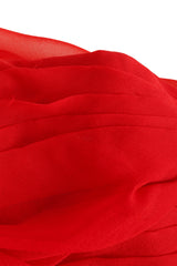 Strapless Empire Chiffon Gown by George Halley snags @ Recess LA