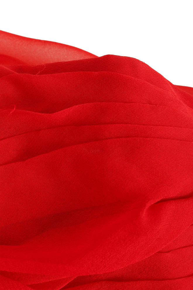 Strapless Empire Chiffon Gown by George Halley snags @ Recess LA