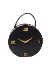 Circular Leather Clock Bag @ Recess LA 
