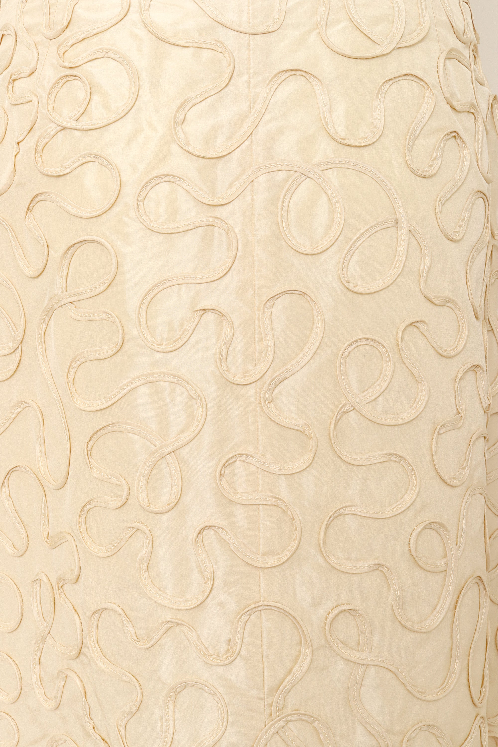 Silk Soutache Appliqué Maxi Skirt by Celine close @ Recess LA