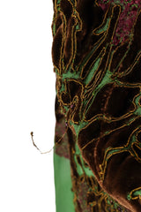 Antique Embroidered Velvet Shawl Poncho mark 5 @ Recess LA 