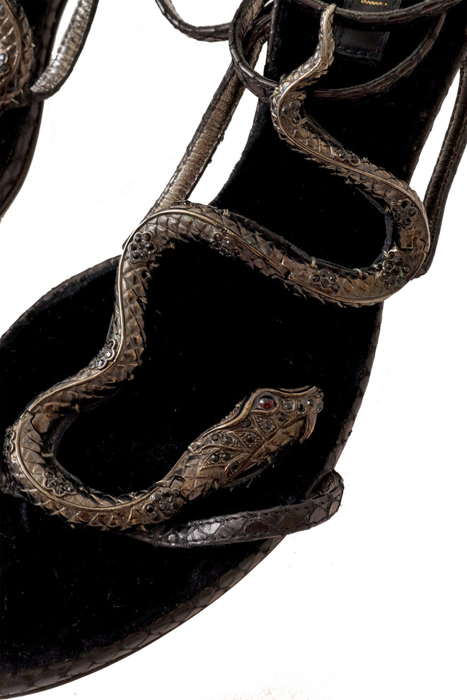 2004 F/W Serpent Heels snake details @ Recess LA 