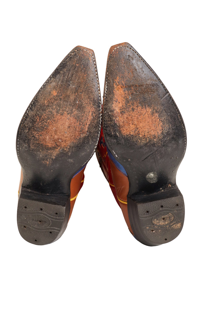 Vintage Rocketbuster Good Luck Longhorn Cowboy Boots bottoms @ Recess LA 