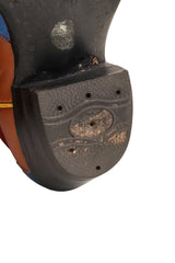 Vintage Rocketbuster Good Luck Longhorn Cowboy Boots bottom of heel @ Recess LA 